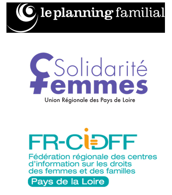 La Fédération Régionale du Planning Familial (FRPF), la Fédération Régionale des CIDFF (FR-CIDFF) et l’Union Régionale Solidarité Femmes (URSF)